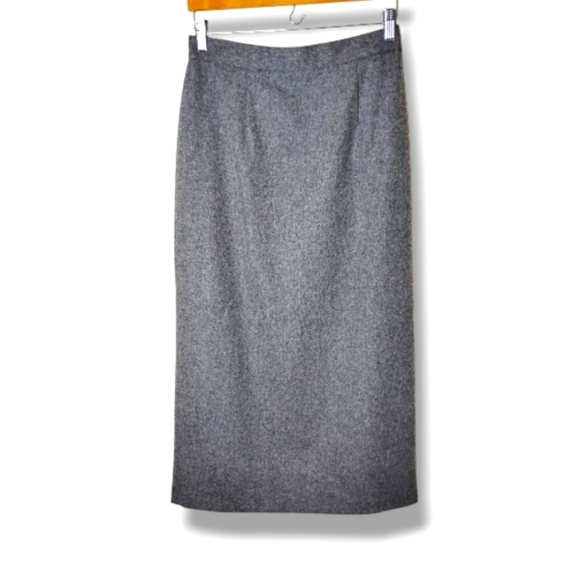 NWT Vintage Sag Harbor Wool Blend Midi Skirt Size 12 Woolmark - Picture 1 of 10